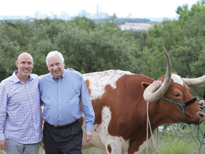 Daron Allen, Rick Caro and a Longhorn