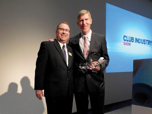 John McCarthy Accepting Club Industry's Lifetime Achievement Award