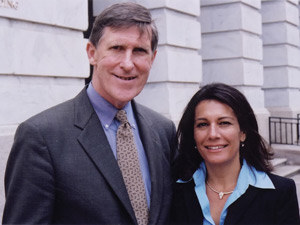John McCarthy and the late Julie Main