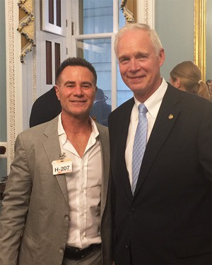 Jim Worthington and Senator Ron Johnson