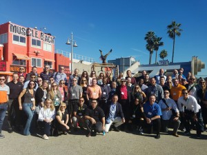 REX Members at Muscle Beach